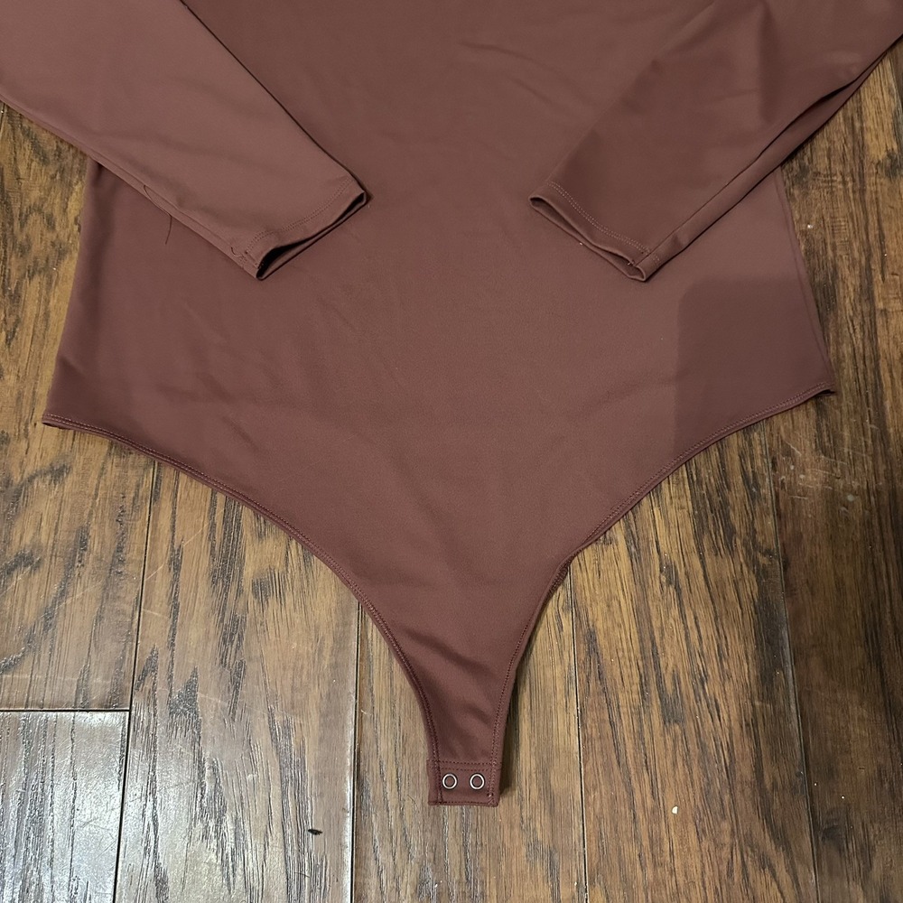 Abercrombie Fitch Soft Collection Womens Brown Body Suit Size 2XL Soft - Picture 4 of 4